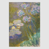 Papier Mousseline Claude Monet - Nénuphars et Agapanthus