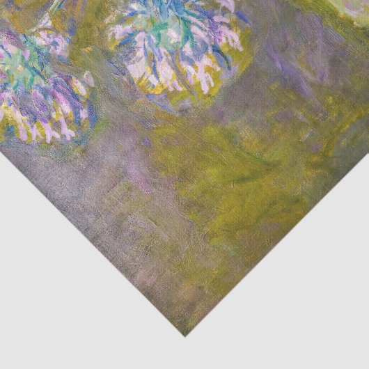Papier Mousseline Claude Monet - Nénuphars et Agapanthus (Détail)