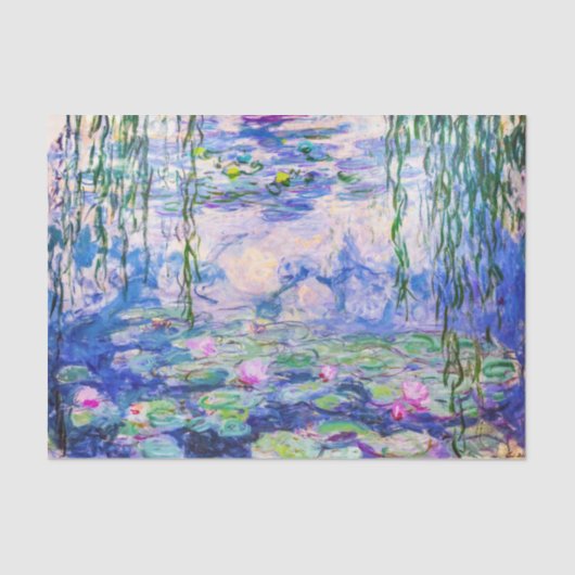 Papier Mousseline Claude Monet - Nymphéas / Nymphéas 1919 (Recto)