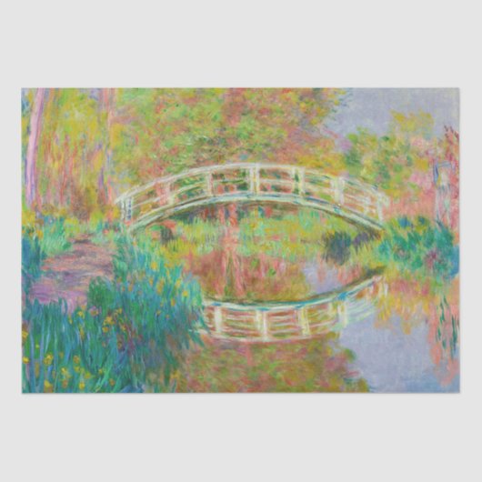 Papier Mousseline Claude Monet - Pont Japonais, Giverny (Recto)