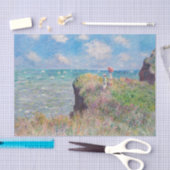 Papier Mousseline Claude Monet - Promenade Cliff à Pourville (Artisanat)