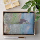 Papier Mousseline Claude Monet - Promenade Cliff à Pourville (Cadeau)