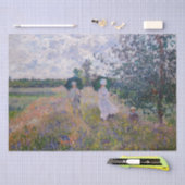 Papier Mousseline Claude Monet - Promenade près d'Argenteuil (Artisanat)