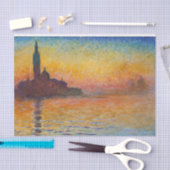 Papier Mousseline Claude Monet - San Giorgio Maggiore à Dusk (Artisanat)