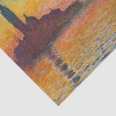 Papier Mousseline Claude Monet - San Giorgio Maggiore à Dusk (Détail)
