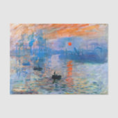 Papier Mousseline Claude Monet Sunrise (Recto)