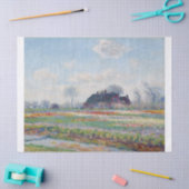 Papier Mousseline Claude Monet | Tulip Fields at Sassenheim (1886) (Artisanat)