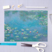 Papier Mousseline Claude Monet Turquoise Decoupage Water Lilly (Artisanat)