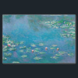 Papier Mousseline Claude Monet Turquoise Decoupage Water Lilly<br><div class="desc">Claude Monet Turquoise Decoupage Water Lilly</div>