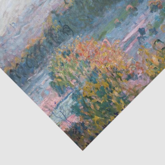Papier Mousseline Claude Monet - Vue des Tuileries, étude (Détail)