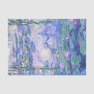 Papier Mousseline Claude Monet Water Lilie L'Art Impressionniste Fra