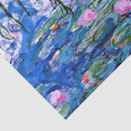 Papier Mousseline Claude Monet - Water Lilies, 1919, (Détail)