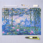 Papier Mousseline Claude Monet - Water Lilies, 1919, (Artisanat)