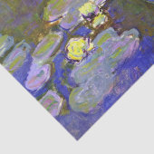 Papier Mousseline Claude Monet Water Lilies Agapanthus (Détail)