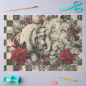 Papier Mousseline Clause Santa du tableau de bord (Artisanat)