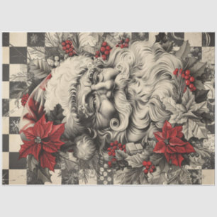 Papier Mousseline Clause Santa du tableau de bord