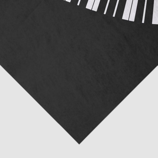 Papier Mousseline Clavier de piano (Détail)