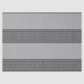 Papier Mousseline Clavier noir et gris grec (Recto)