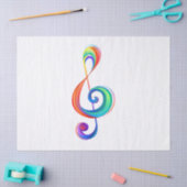 Papier Mousseline Clé arc-en-ciel (Artisanat)