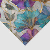 Papier Mousseline Clematis violet Art Nouveau (Détail)