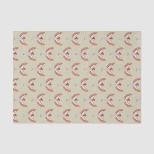 Papier Mousseline Cléopâtre. (Recto)