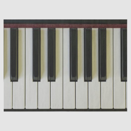 Papier Mousseline Clés de piano (Recto)