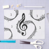 Papier Mousseline Climactic G Clef (Artisanat)