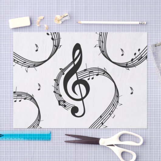 Papier Mousseline Climactic G Clef (Artisanat)