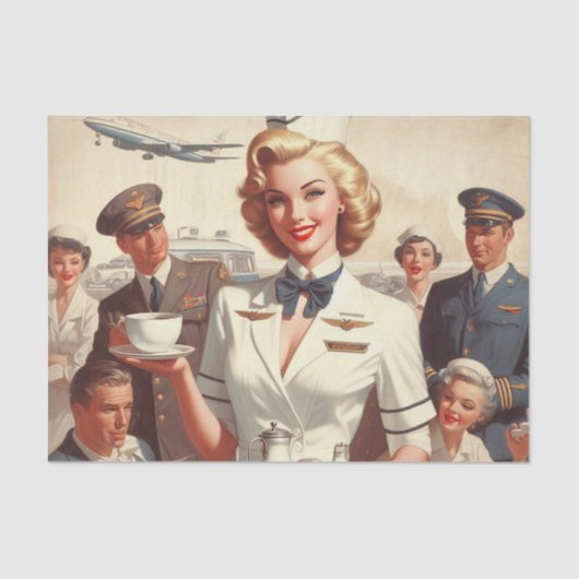 Papier Mousseline Clin de stadier vintage (Recto)