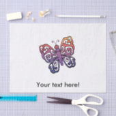 Papier Mousseline Clipart de papillon de gradient (Artisanat)