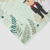 Papier Mousseline cloches mariages (Détail)