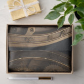 Papier Mousseline Clocks and pocket watches Steampunk 2 Tissue paper (Cadeau)