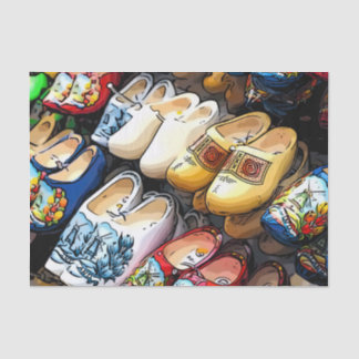 Papier Mousseline Clogs, Amsterdam, Pays-Bas - Papier Tissus