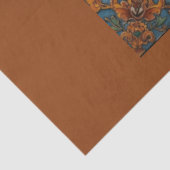 Papier Mousseline Cloisonne Frog on Lily Pad Tissue & Decoupage Pape (Détail)