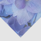 Papier Mousseline closeuse de fleur d'hydrangée bleue (Détail)