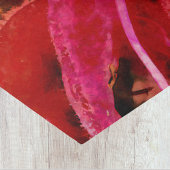 Papier Mousseline Closeuse de la fleur de l'abeille rouge vive