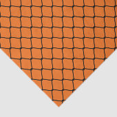 Papier Mousseline Clôture de lien de chaîne sur Orange (Détail)