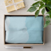 Papier Mousseline Clouages bleu clair et ciel blanc (Cadeau)