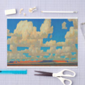 Papier Mousseline Cloud World par Maynard Dixon (Artisanat)