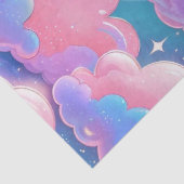 Papier Mousseline Clouds pastel Holo Fluffy (Détail)