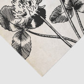 Papier Mousseline Clover Papillon français Script Ephemera Decoupage (Détail)