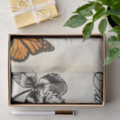 Papier Mousseline Clover Papillon français Script Ephemera Decoupage (Cadeau)