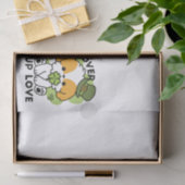 Papier Mousseline Clover Pup Love - St. Patrick's Day Chien Design (Cadeau)