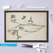 Papier Mousseline Clover rouge par Jacques de Morgues (Artisanat)