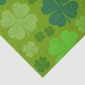 Papier Mousseline Clovers verts, Lucky Clovers, Saint Patrick's Day (Détail)