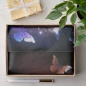 Papier Mousseline Clowing Night Butterflies (Cadeau)