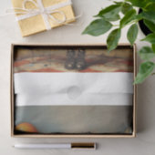 Papier Mousseline Clown bébé avec ballons - Découpage - (Cadeau)