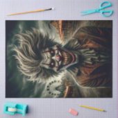 Papier Mousseline Clown carnavalesque Haunted Midway Horror Hallowee (Artisanat)