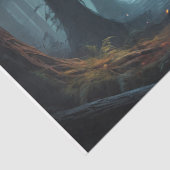 Papier Mousseline Clown déplaisant dans les ombres - Découpage (Détail)