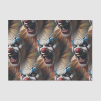 Papier Mousseline Clown riant mal